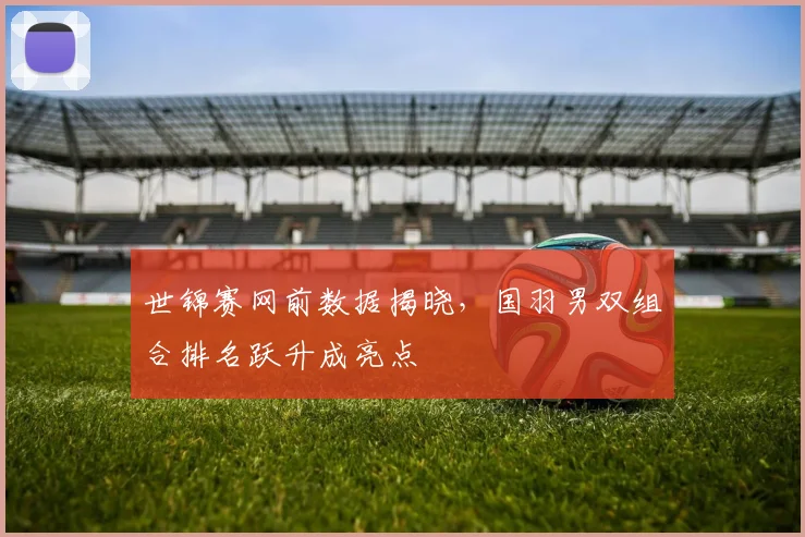 世锦赛网前数据揭晓，国羽男双组合排名跃升成亮点