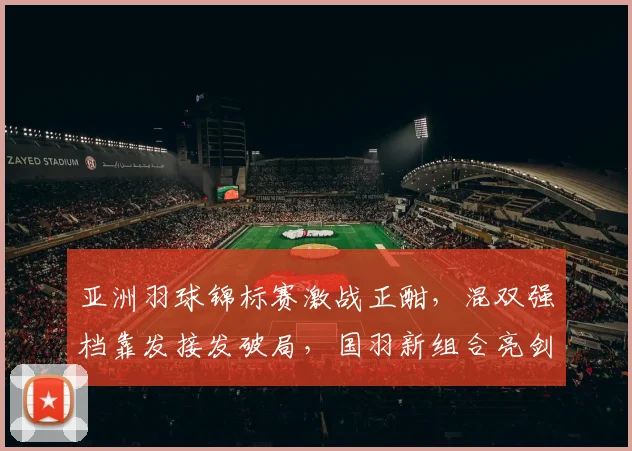 亚洲羽球锦标赛激战正酣，混双强档靠发接发破局，国羽新组合亮剑